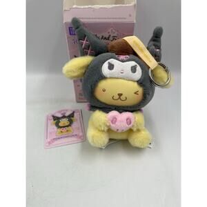 TOPTOY Sanrio Kuromi Party Vinyl Plush Figure Pendant CONFIRMED POMPOMPURIN